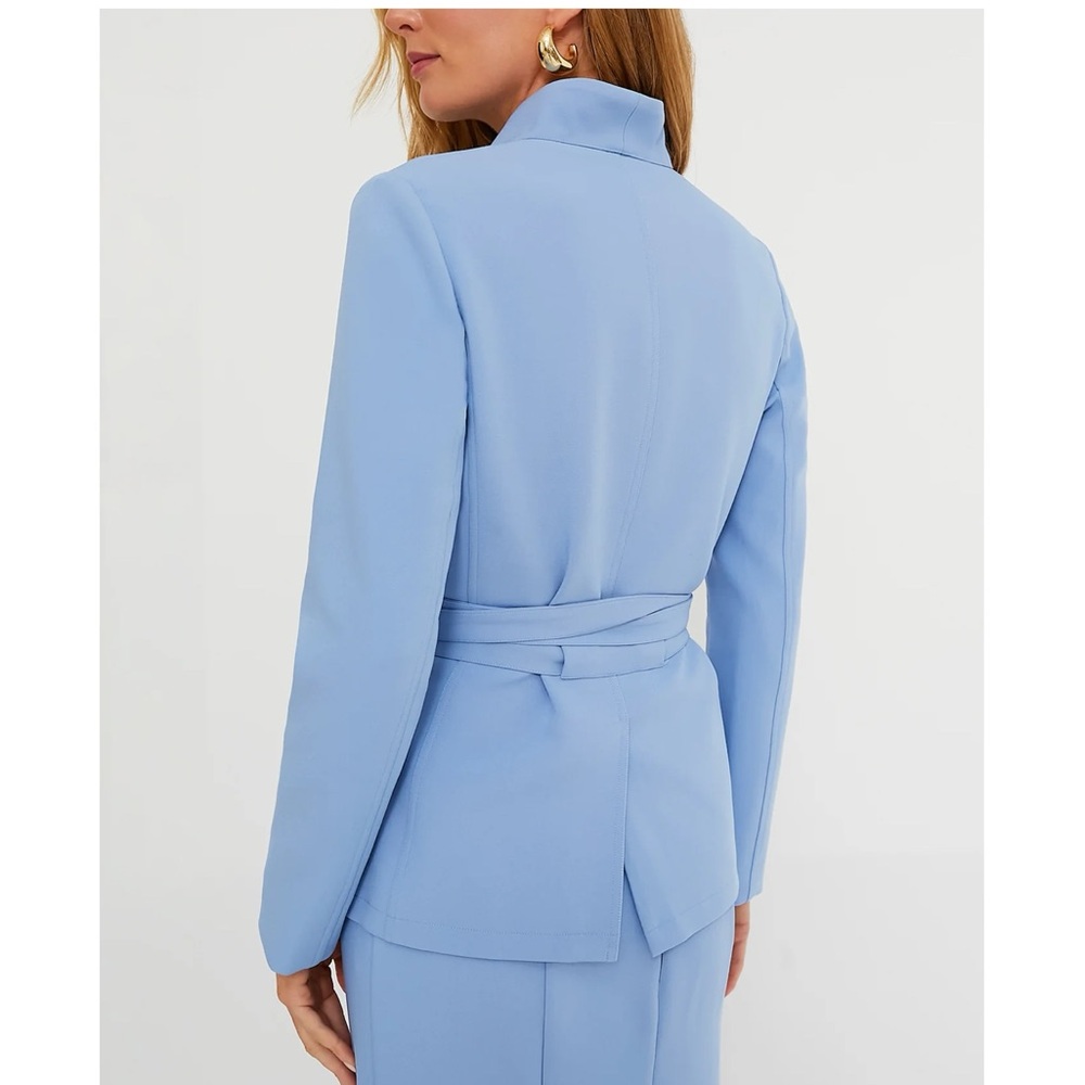 TUCKERNUCK Cornflower Blue Gracie Wrap Blazer NO BELT - Picture 6 of 9